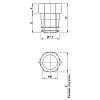 Муфта разжимная с нейлоновым шариком М6 D=8, латунь, в Украине - фото №4 - small