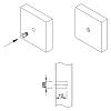 Муфта разжимная с нейлоновым шариком М6 D=8, латунь, фото - фото №5 - small