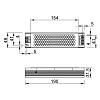 Блок питания для LED, 100W, 12V, IP20, компакт. метал. корпус, купить - фото №2 - small