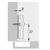 Монтажная планка Slide-on, D=3,0мм, 1079199, Hettich, недорого - фото №3 - small