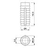 Муфта № 43 D=5 пластмасса (1004932) Hettich, недорого - фото №3 - small