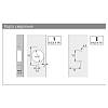 Петля для облицовки холодильника ЕТ 582 (72134) Hettich, фото - фото №5 - small