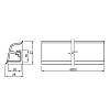 Бортик 118 Алюминий меджик 4,2м (акс.98102) Rehau, недорого - фото №3 - small