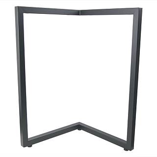 Опора для стола VV,  600х300мм,  h=725мм,  антрацит RAL 7016