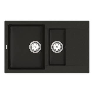 Мойка гранитная Model K 040.80 черный Cascata