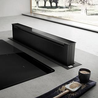 Витяжка Острівна PANDORA GME BL/A/90 (без мотора) Чорна ELICA