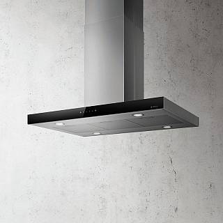 Вытяжка Островная JOY ISLAND BLIX/A/90X60 Нерж./Черное стекло ELICA