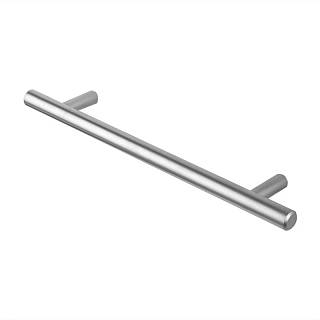 Ручка релинговая RE 1008/128 (DR 10/128 G6) монолит Ø 10 алюминий (аналог)