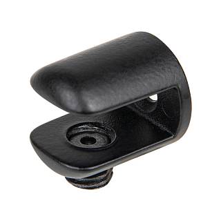 Полкодержатель KС227-25,  max 9mm,  чёрный,  Турция