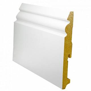 Плінтус МДФ FN Neuhofer Holz PAINT-ON FU150L Білий 2400х150х15