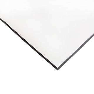 Компакт-плита FUNDERMAX HPL (Fine Hammer) 0085 FH White Білий FH/чорне ядро ​​4100х1300х12мм