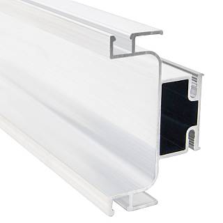 Профіль GOLA верт. проміжний Ferro Fiori з пазом для LED,  ДСП 18мм,  L =5400мм,  type C,  білий