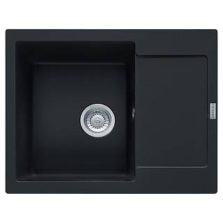 Мойка с сифоном гранит MRG 611-62 черный матовый Franke (114.0631.437)
