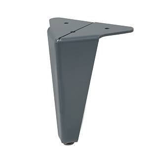 Ножка мебельная,  NА 051C00 h=100мм,  max 250кг,  антрацит RAL7016