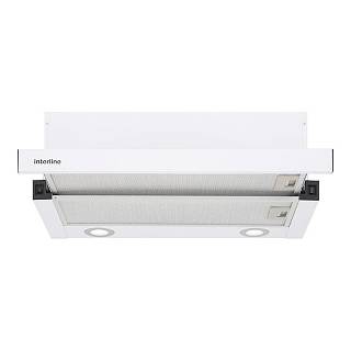 Вытяжка телескопическая SLIM WH A/60/2/T 600мм белая INTERLINE