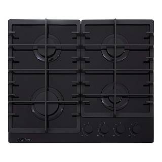 Газовая поверхность черная INTERLINE HGG 563 FGK BM