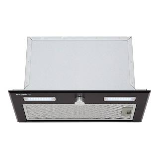 Вытяжка встроенная STREET BL A/52 M/2/M 520мм черная INTERLINE