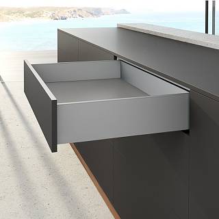 Комплект ящика AvanTech YOU А L=400 H=139 серебро Hettich