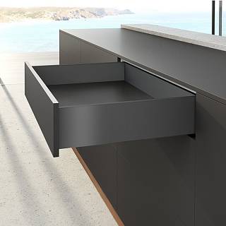Комплект ящика AvanTech YOU Q L=400 H=139 антрацит Hettich