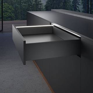 AvanTech YOU Illumination свiтловий модуль L=450 антрацит  (9326926) Hettich
