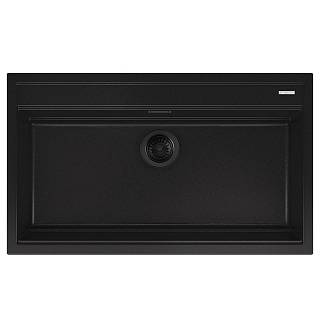 Мийка граніт Quadra чорний матовий VSGX860MN Smeg