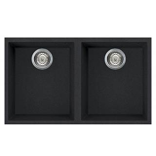 Мийка граніт (мпс) Quadra чорний VZUM3434N Smeg