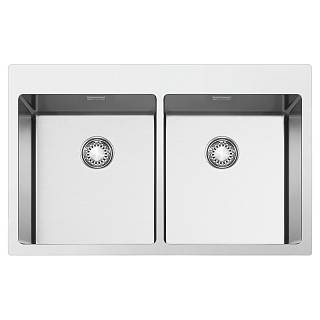 Мийка нерж.(два типи установки) VR12S4040RS Smeg