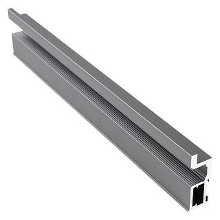 Профиль вертикальный открытый Compact L (Line) Графит анод