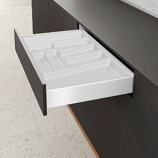 Организация OrgaTray 740 белая,  пластик L=450 W=800 AvanTech YOU (9302738) Hettich
