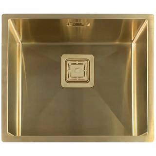 Мойка нерж. Quadro 53 золото (мпс) Fabiano