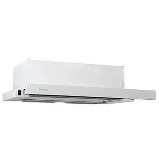Вытяжка телескопическая белая Slim 60см Lux Glass Fabiano