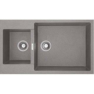 Мойка гранит Quadro 86x50x15 бетон Fabiano