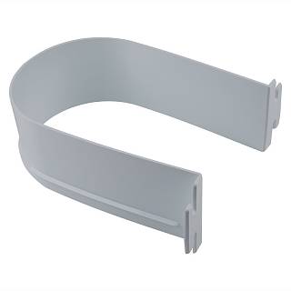 Пластиковый ограничитель для сифона W=160 L=248 H=88 R=80 серый Mesan