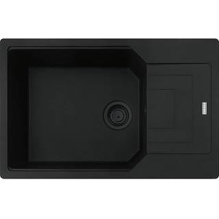 Мойка с сифоном гранит UBG 611-78 XL Black Edition черный матовый Franke (114.0699.233)