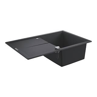 Мойка гранит K400 780 x 500 мм Black Grohe (31639AP0)
