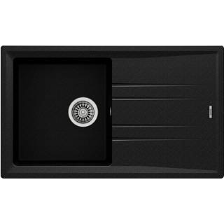 Мойка STONE 50 B-TG 1B 1D Tegranit черный металлик Teka (115330017)