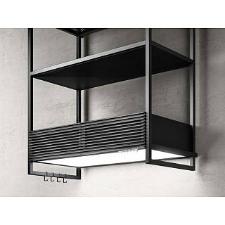 Вытяжка купольная OPEN SUITE BL/F/80 черная ELICA