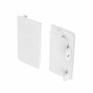 Комплект закрытых заглушек Ferro Fiori для профилей GOLA с LED type L,  белый