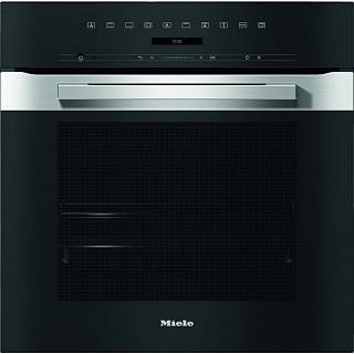 Встраиваемый духовой шкаф 60 см H 7260 BP CLST нержавеющая сталь Miele