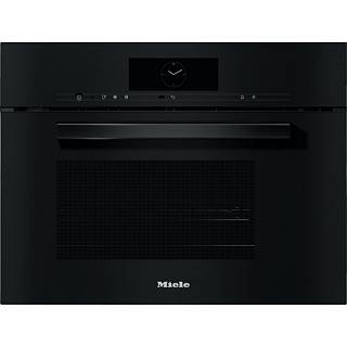 Вбудовувана комбі-пароварка з НВЧ,  45 см DGM 7840 OBSW чорний обсидіан Miele