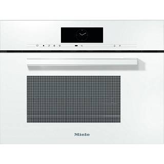 Вбудовувана комбі-пароварка з НВЧ,  45 см DGM 7840 BRWS діамантово-білий Miele