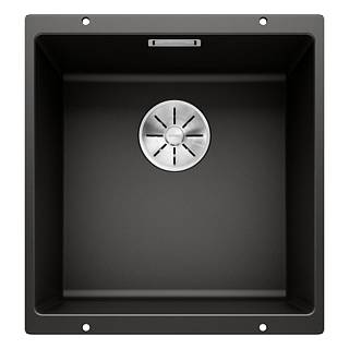 Мойка SUBLINE 400-U SILGRANIT (мпс.) черный BLANCO (525990)