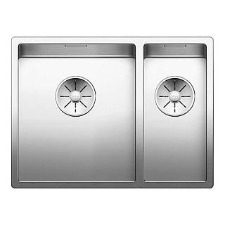 Мойка CLARON 340/180-U (мпс.) нерж.сталь с зеркальной полировкой (чаша слева) BLANCO (521609)