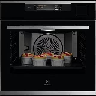 Духовой шкаф KOAAS31CX черный/нерж. сталь Electrolux