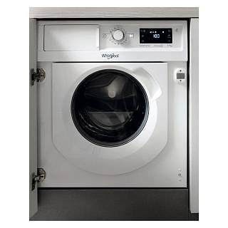 Прально-сушильна машина вбудовувана BIWDWG75148 білий Whirlpool