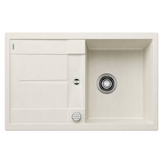 Мойка METRA 45 S SILGRANIT (мпс./врезная) нежный белый BLANCO (527105)