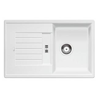 Мойка ZIA 45 S SILGRANIT (мпс./врезная) белый BLANCO (514726)