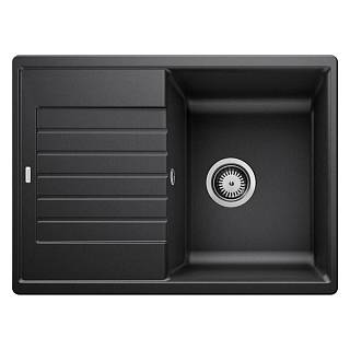 Мойка ZIA 45 S Compact SILGRANIT (мпс./врезная) черный BLANCO (526009)