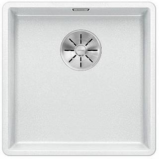 Мойка SUBLINE 400-F SILGRANIT (в уровень) белый BLANCO (523497)