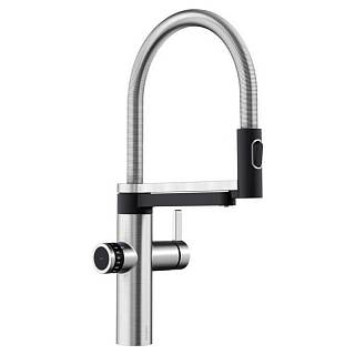 Смеситель EVOL-S PRO FILTER PVD нерж. сталь (в/ш) BLANCO (526311)